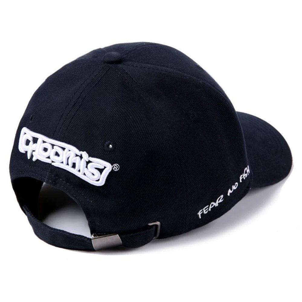 Boné ajustável espinha de peixe bordado boné de beisebol masculino viseira chapéu verão hip hop snapback bonés caminhoneiro unisex preto chapéu de sol