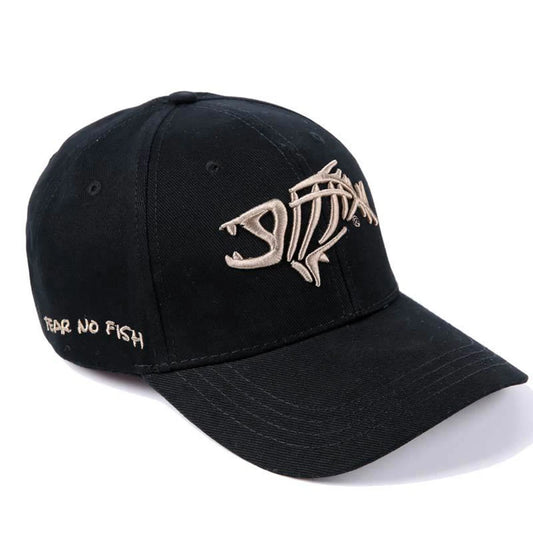 Boné ajustável espinha de peixe bordado boné de beisebol masculino viseira chapéu verão hip hop snapback bonés caminhoneiro unisex preto chapéu de sol