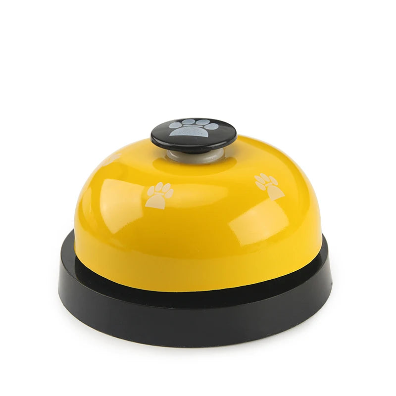 Pequeno sino pegada anel para pet, brinquedos de pelúcia para cachorro, call dog, treinamento chamado jantar, pet call