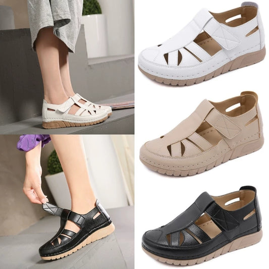 Sapatos casuais elegantes para mulheres sandálias de tamanho grande sandálias femininas