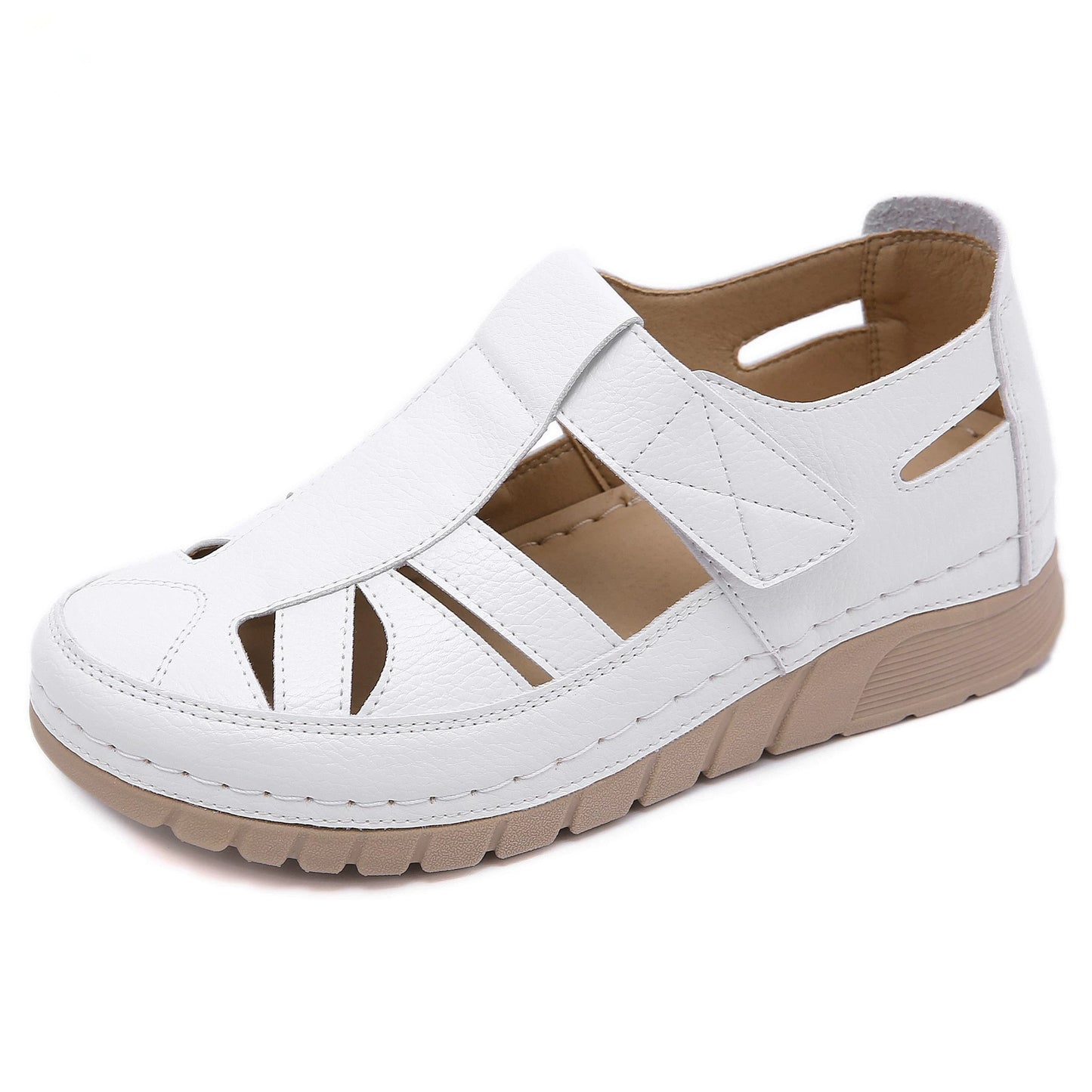 Sapatos casuais elegantes para mulheres sandálias de tamanho grande sandálias femininas
