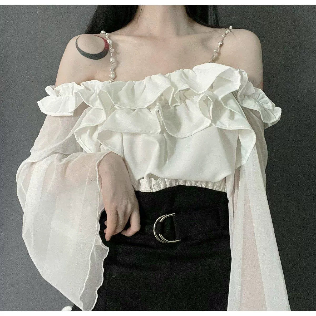 Camiseta cropped para o verão