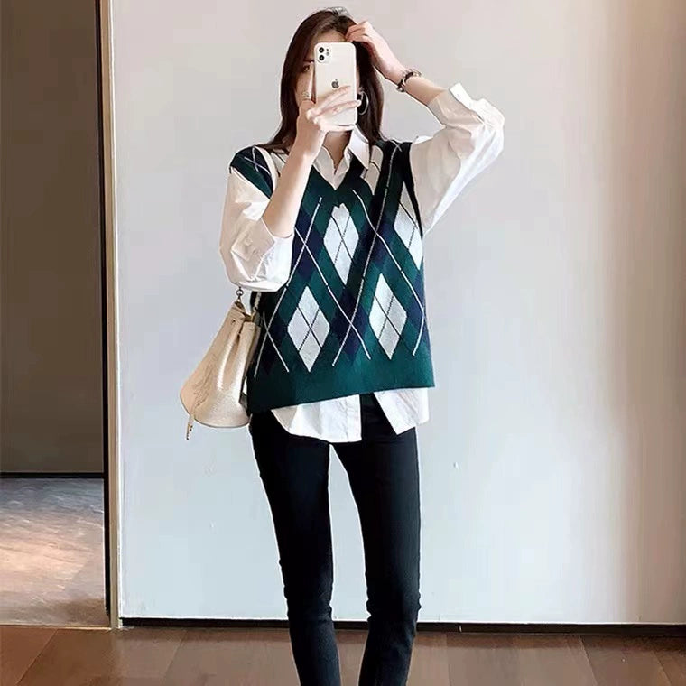 Camisa branca feminina algodão puro nova primavera e outono estilo coreano design estilo ocidental topo versátil camisa casual