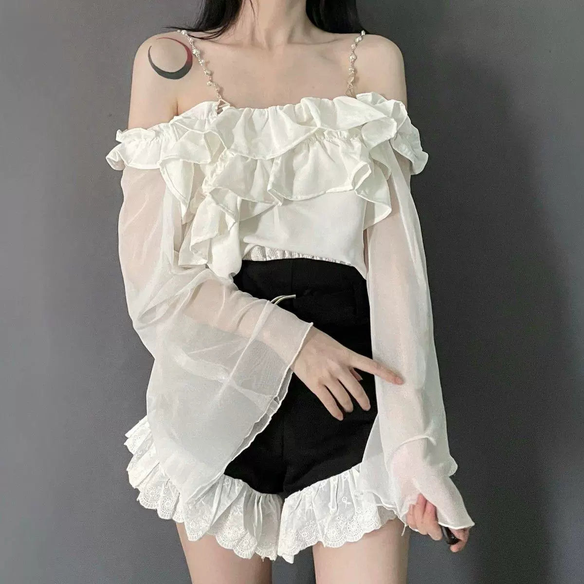 Camiseta cropped para o verão