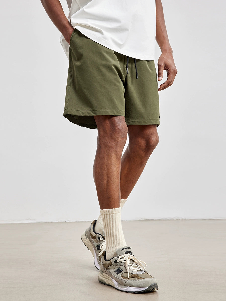 Shorts de corrida fitness masculino fino de secagem rápida