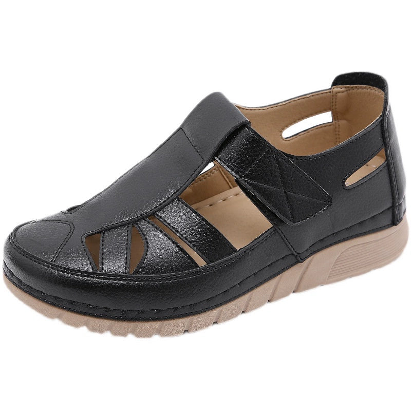 Sapatos casuais elegantes para mulheres sandálias de tamanho grande sandálias femininas