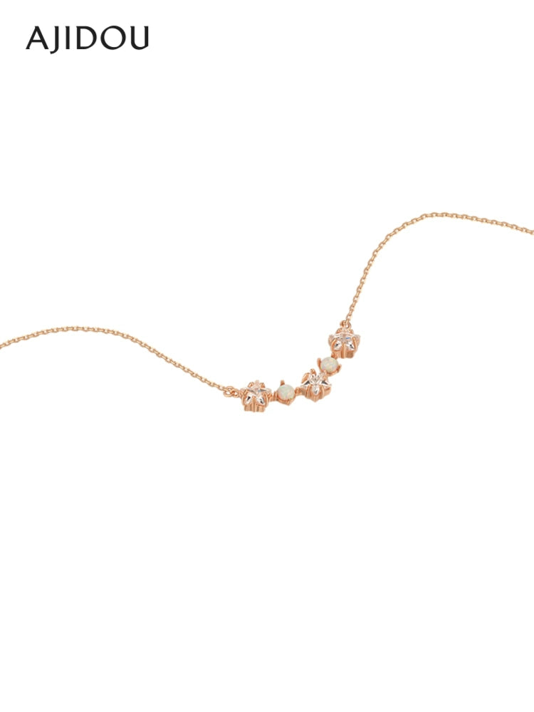 Colar Feminino Prata Moda Minimalista