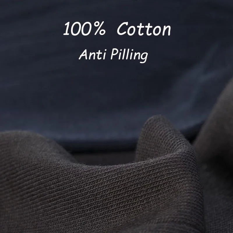 Pares de meias masculino primavera e outono meias de algodão puro respirável absorvente de suor desodorante cor sólida negócios médio tubo meias