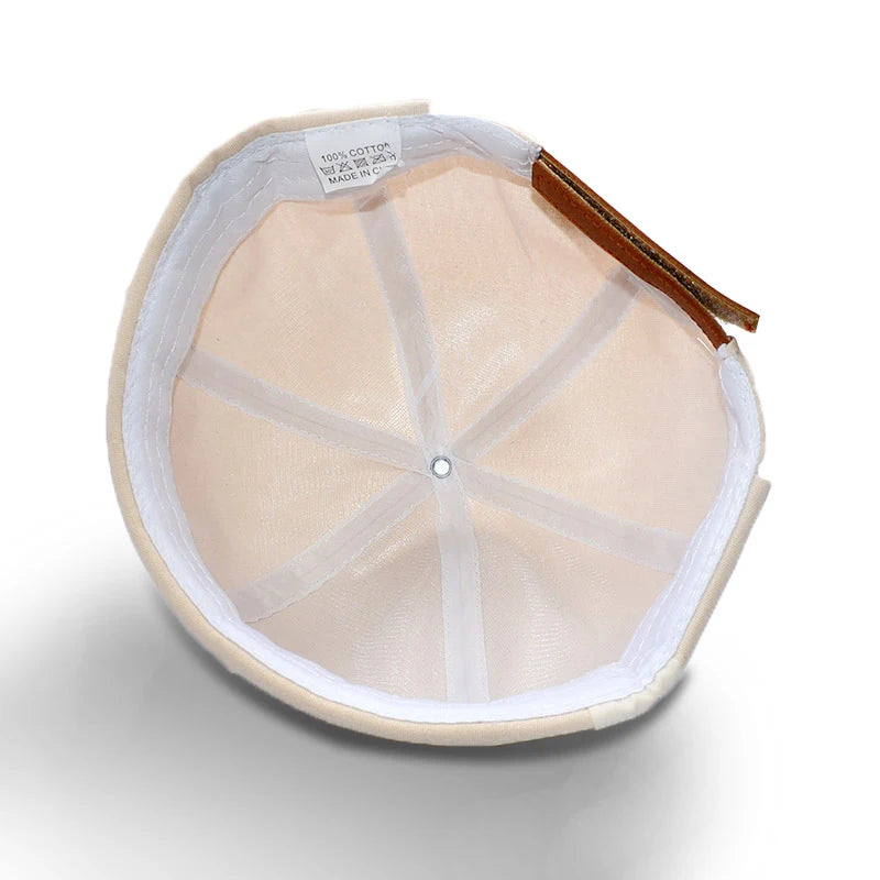 Touca  Masculino  Aba Cor Sólida Ajustável Verão Hip Hop Bobble Chapéu Moda