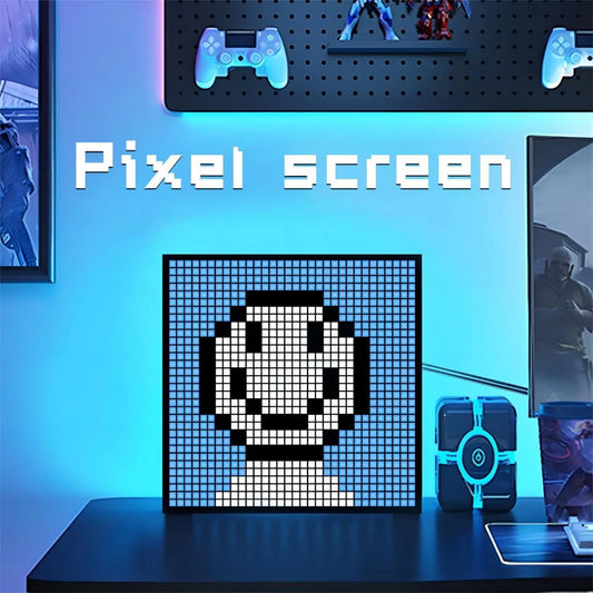 Smart LED Matrix Pixel Display RGB DIY Graffiti Bluetooth App Control Art Display para decoração de sala de jogos Cool Animation Frame