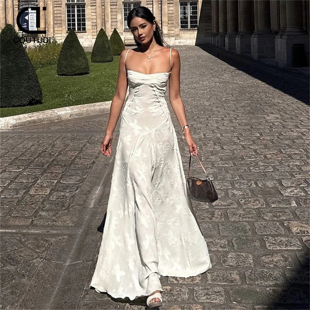 Vestidos Sem costas sem mangas fora do ombro vestido floral impressão envoltório cintura vestido de verão longo robe elegante vestidos