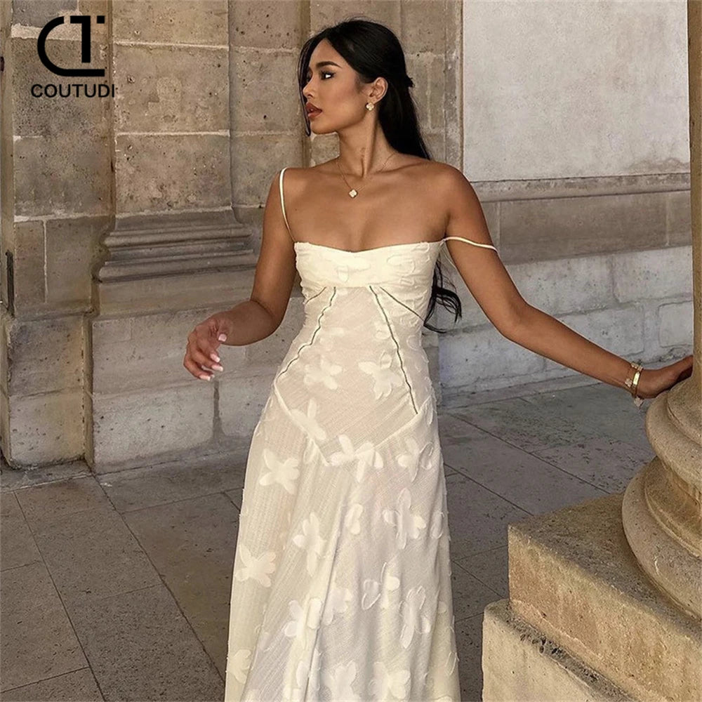 Vestidos Sem costas sem mangas fora do ombro vestido floral impressão envoltório cintura vestido de verão longo robe elegante vestidos