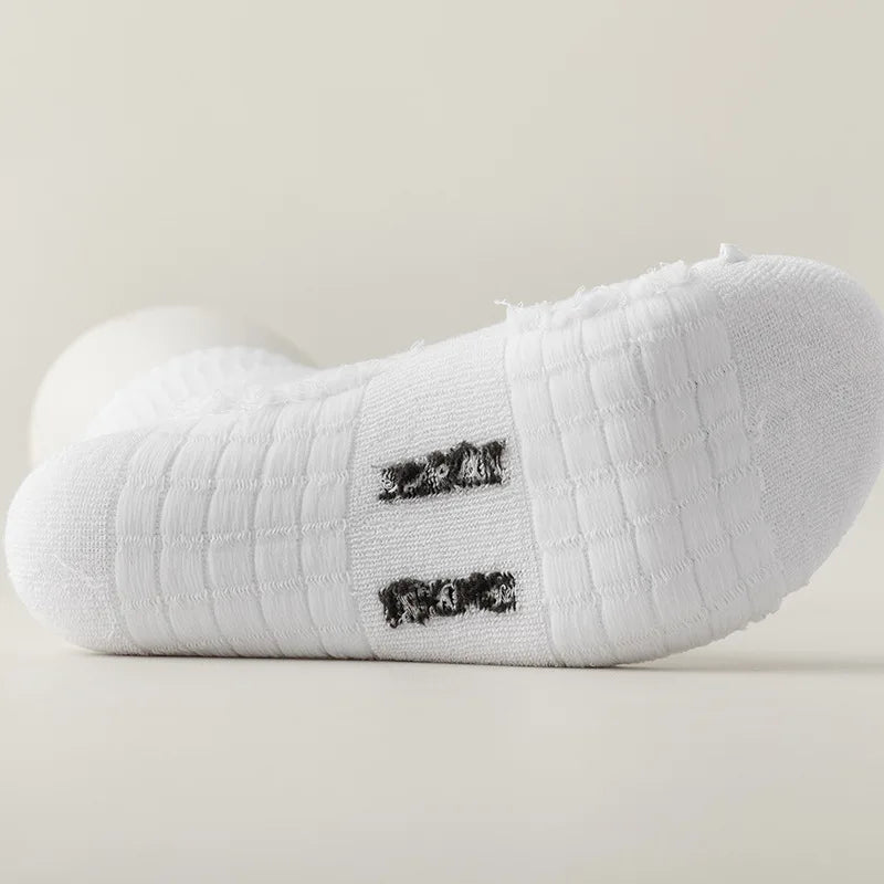 Meias de corrida masculinas de alta qualidade meias esportivas wicking suor respirável equitação futebol mid-tube meias masculinas meia calcetines