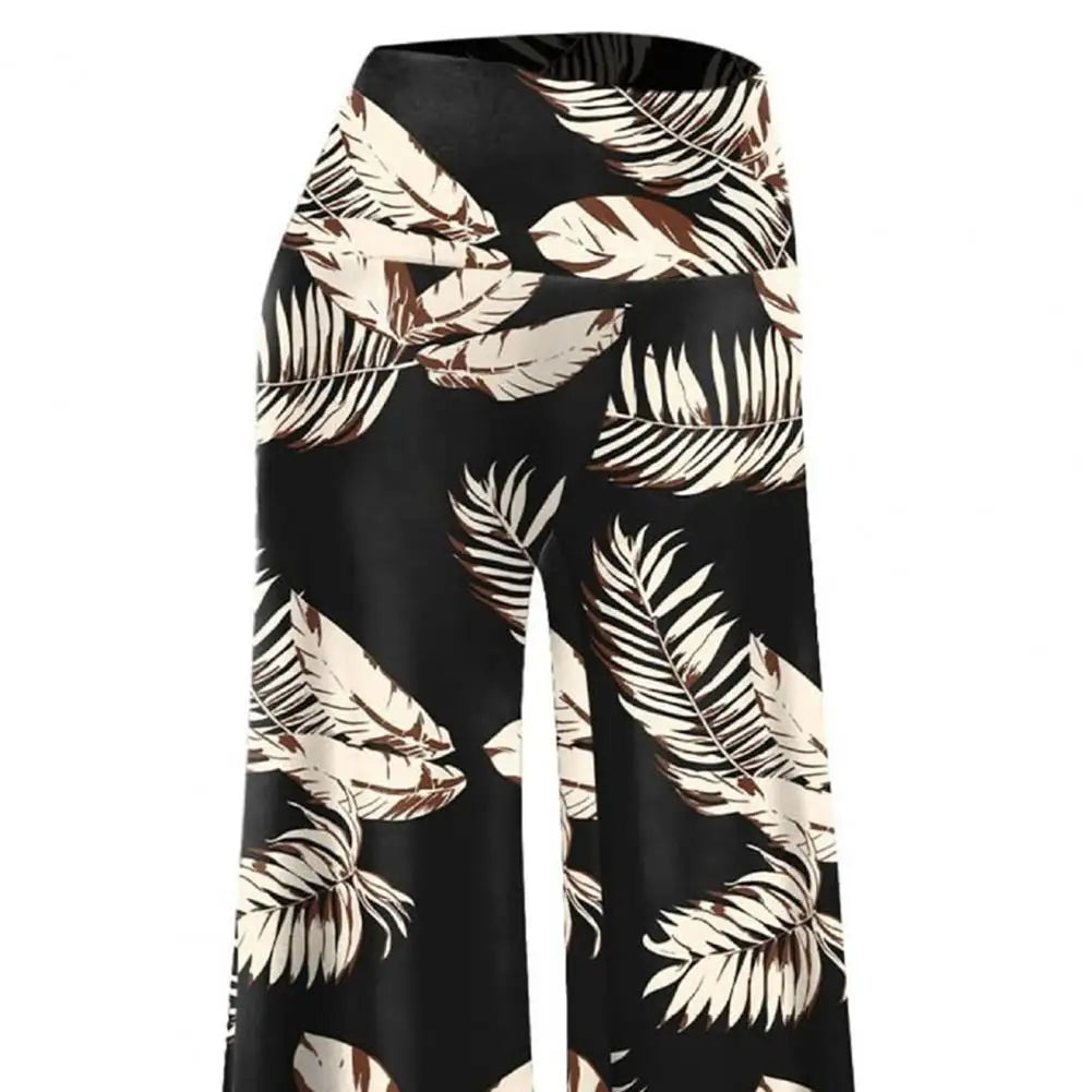 Calças casuais elástico cintura alta perna larga calças compridas elástico escritório calças retas streetwear calças