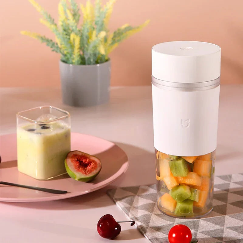 XIAOMI MIJIA Mini Liquidificador Portátil Elétrico Máquina de Espremedor de Frutas Extrator de Suco de Laranja Vegetal Fabricante de Suco Fresco Misturador Doméstico