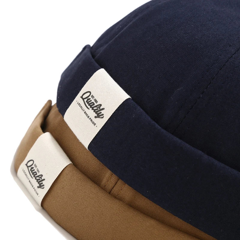 Touca  Masculino  Aba Cor Sólida Ajustável Verão Hip Hop Bobble Chapéu Moda