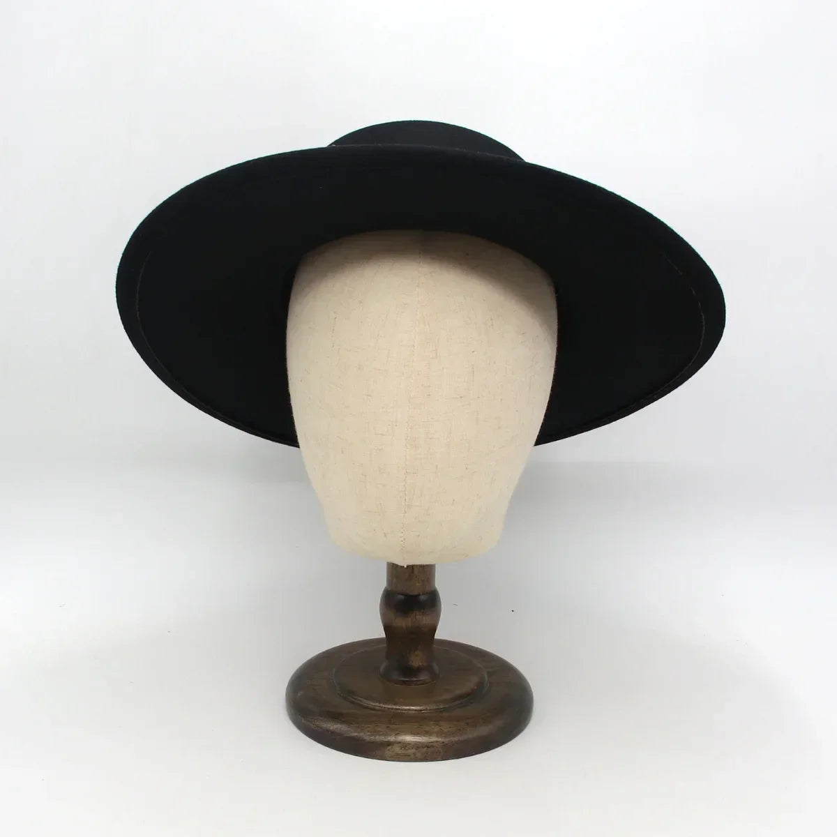 Chapéu fedora francês de aba larga, 10cm, sólido, clássico, lã, jazz, aba plana, chapéu de feltro masculino, elegante, outono inverno, igreja, feminino, chapéu